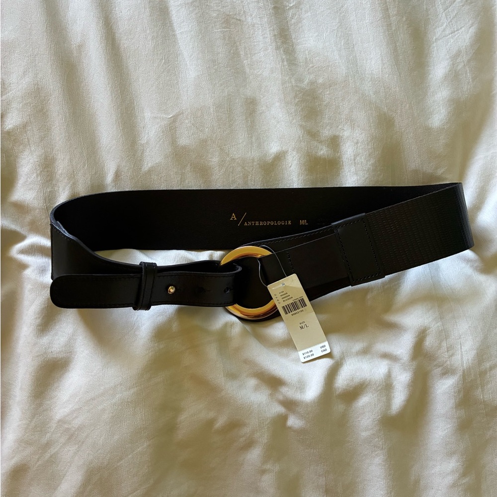 Anthropologie Genuine Leather Belt